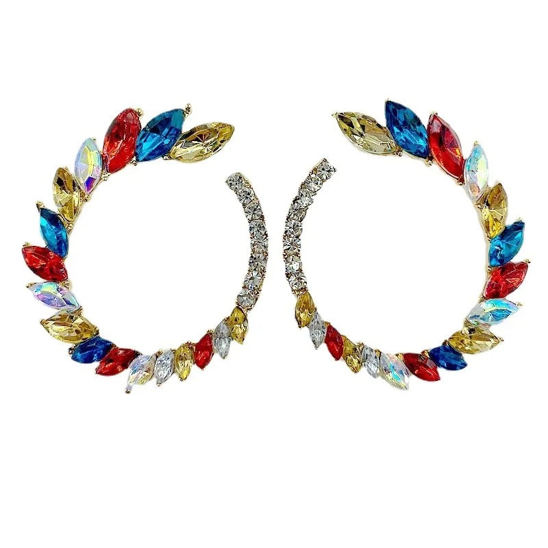 Round leaf Earrings