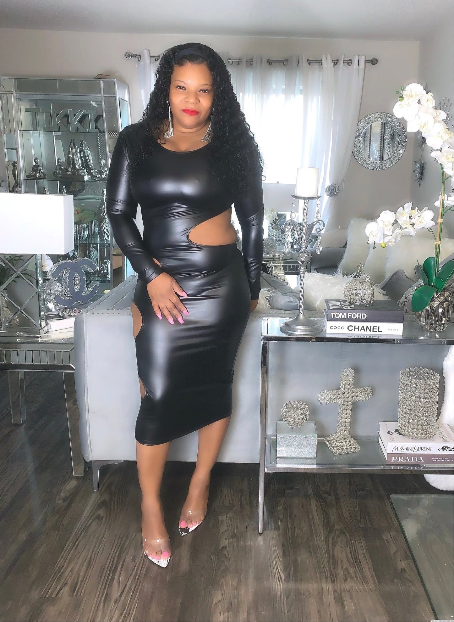 Bodycon Leather Dress