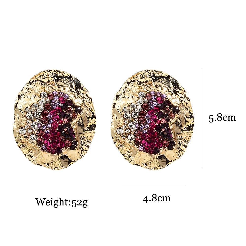 Luxury Round Earrings