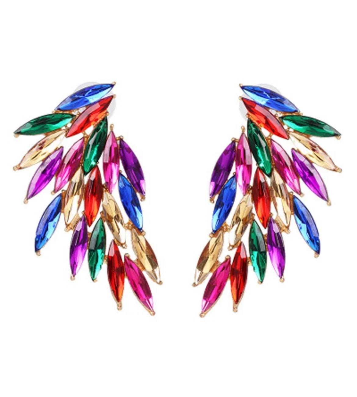 Leaf multi earrings