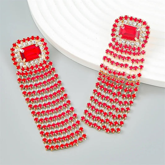 Square Tassel Earrings