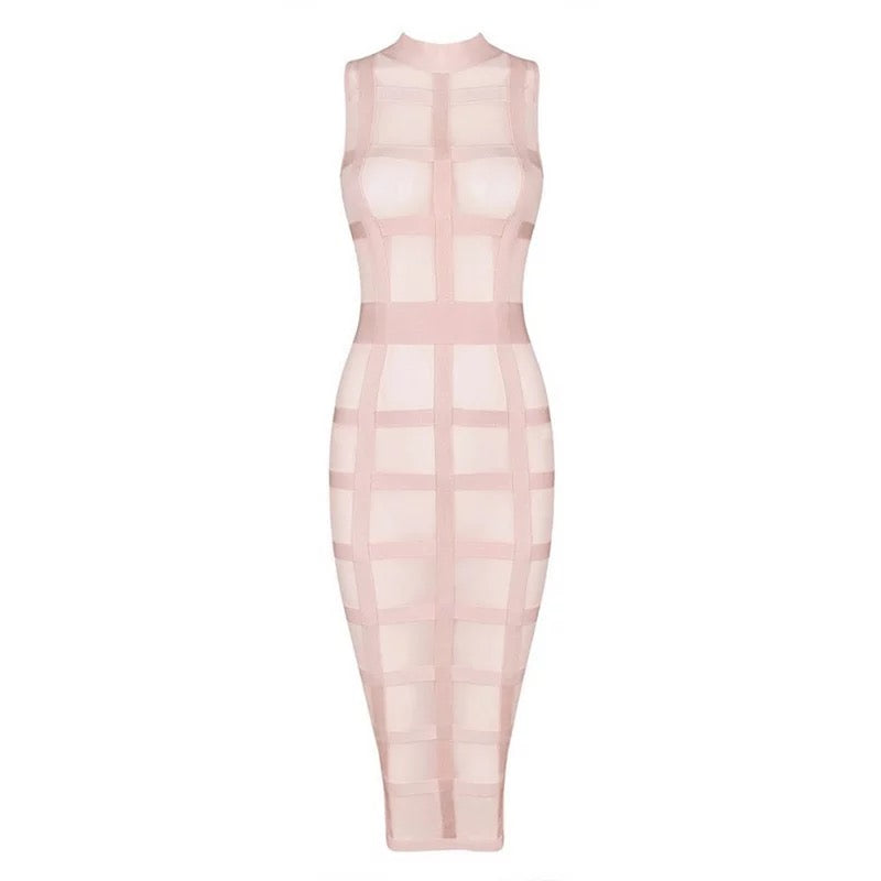 Bandage “mesh” dress