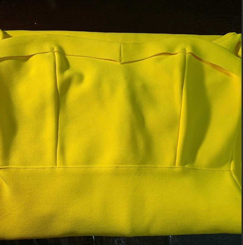 Yellow Bandage Dress
