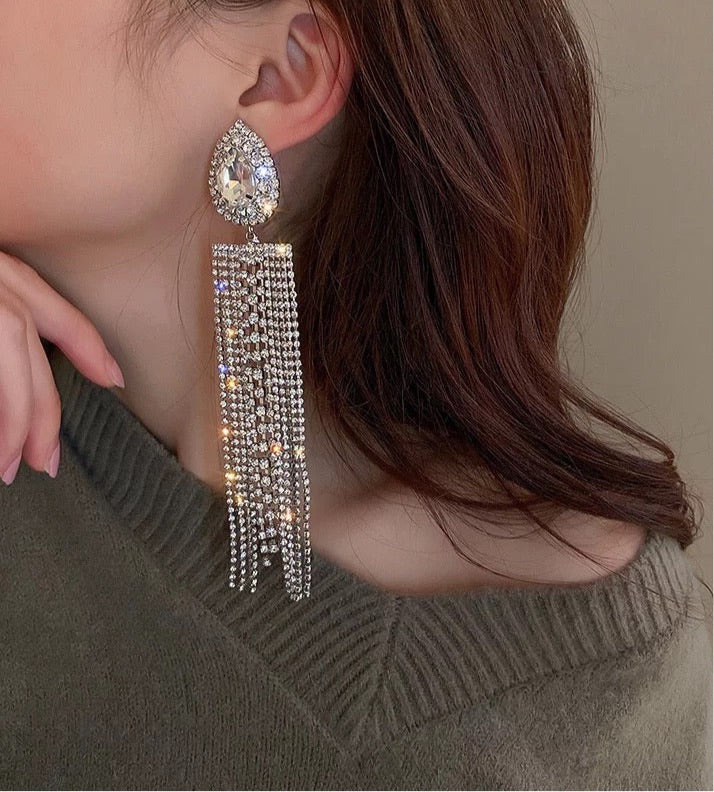 Earrings “Water Drop” Silver