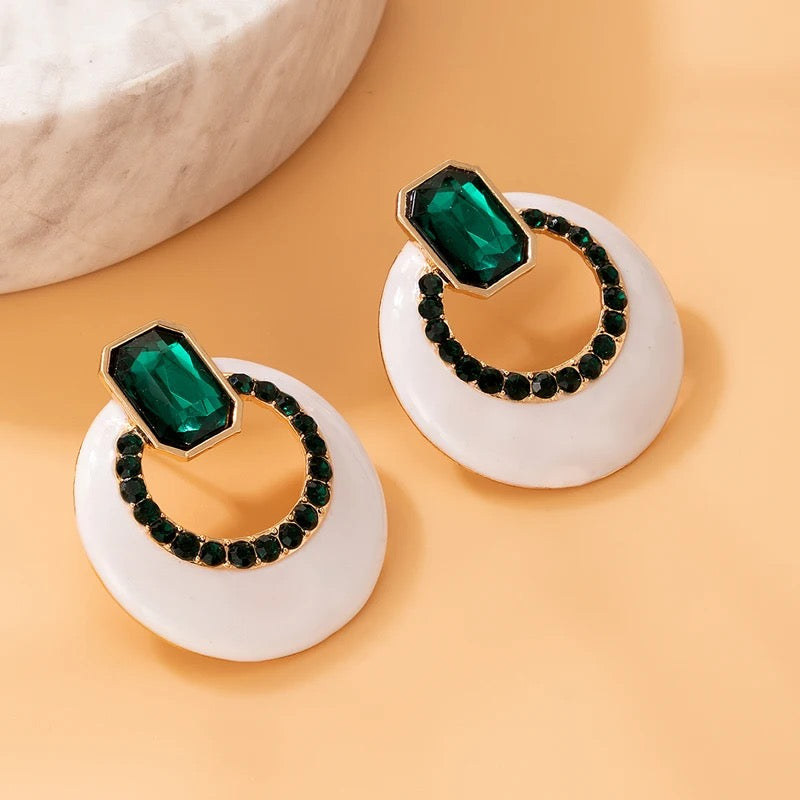 Emerald earrings