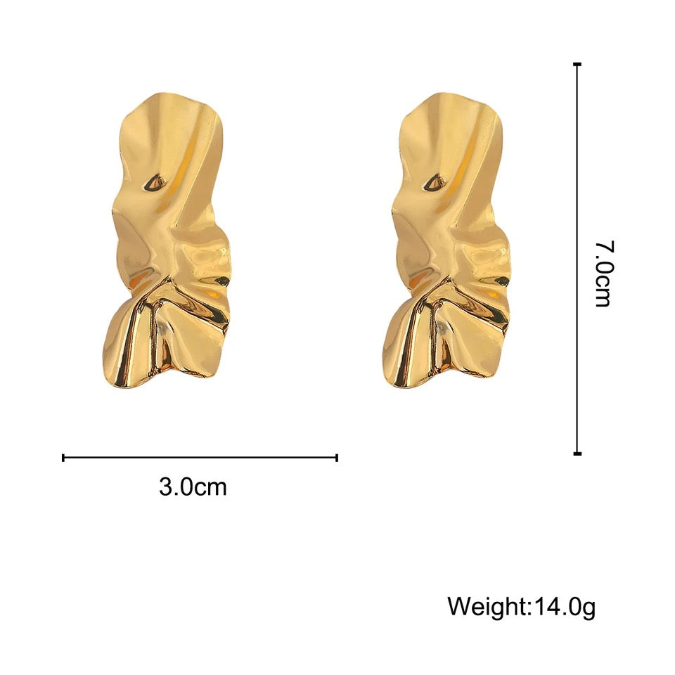 Irregular Nugget Earrings