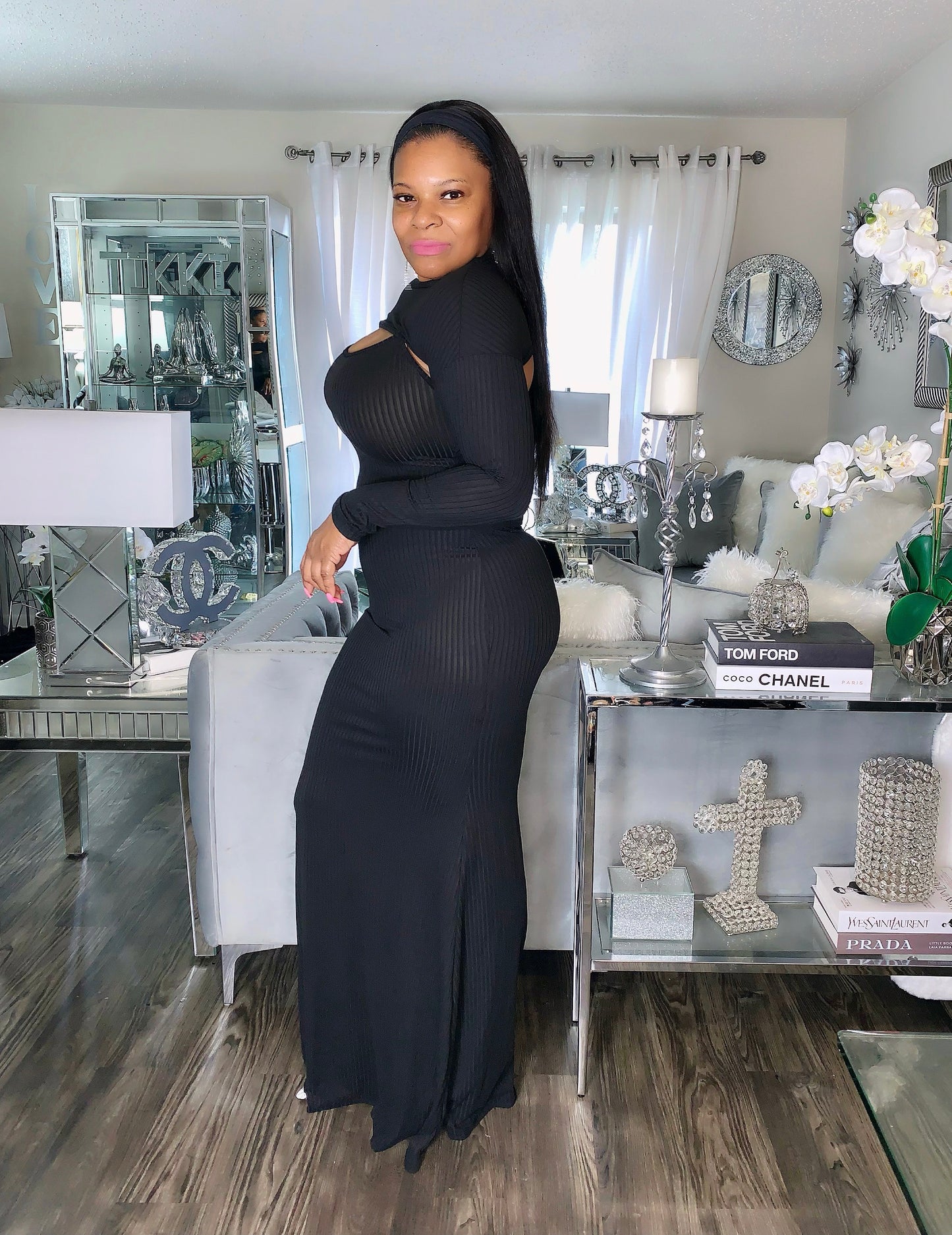 Bodycon “Maxi “ Dress 2pcs