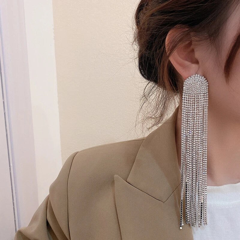 Long Tassel Earrings
