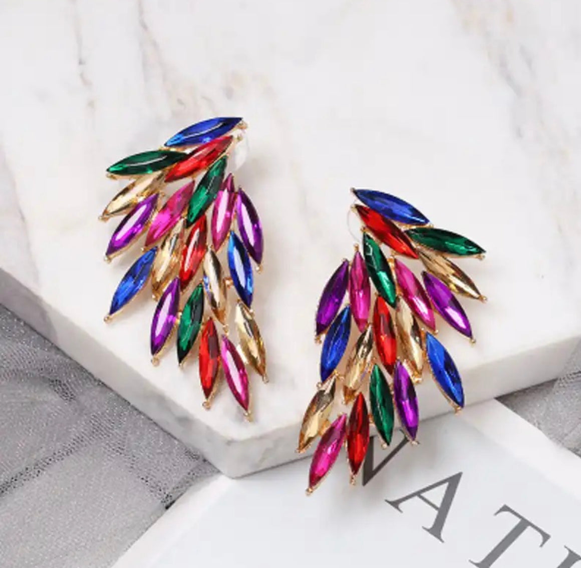 Leaf multi earrings