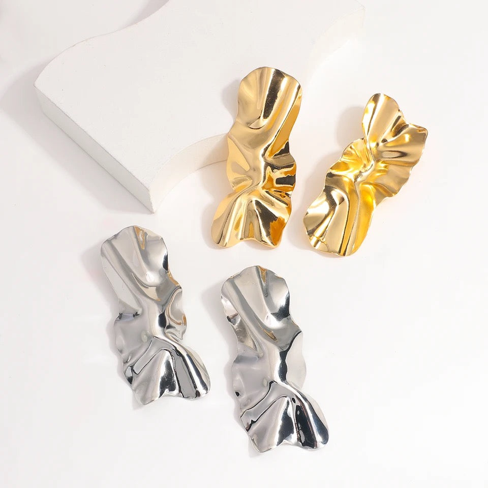 Irregular Nugget Earrings