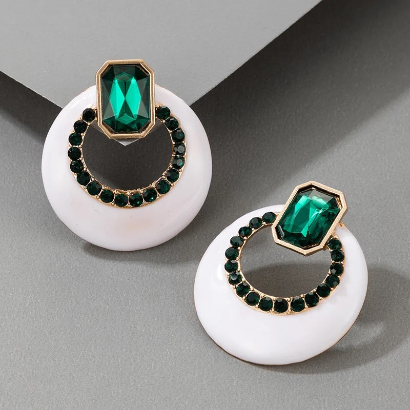 Emerald earrings