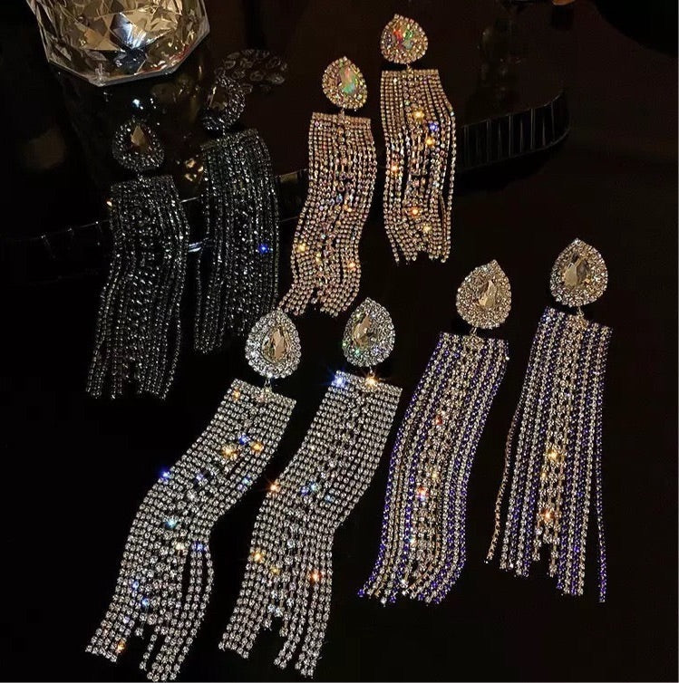 Earrings “Water Drop” Blue