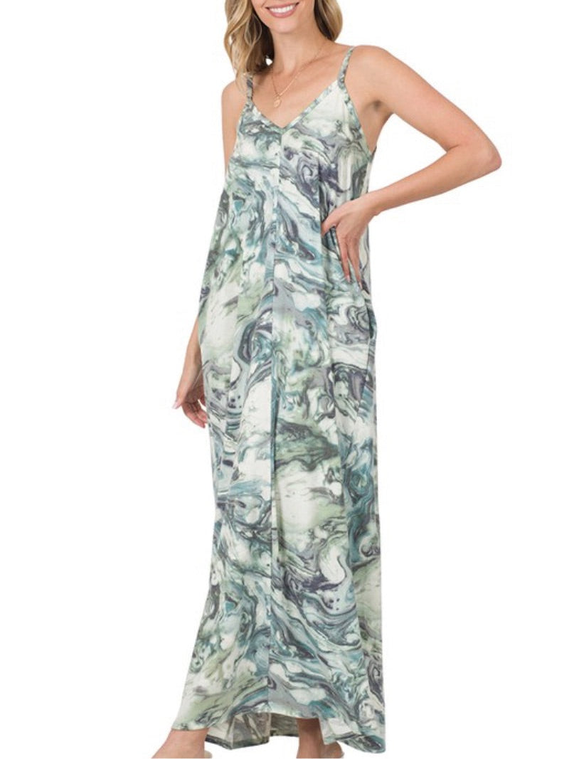 Maxi “Green” Dress