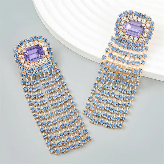 Square Tassel Earrings