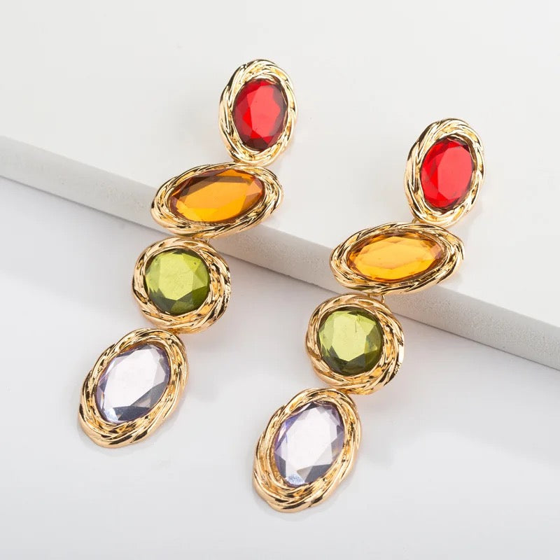 Colorful Retro Earrings