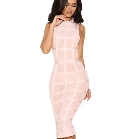 Bandage “mesh” dress