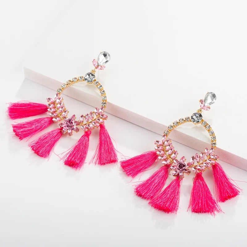 Pink Panther Earrings