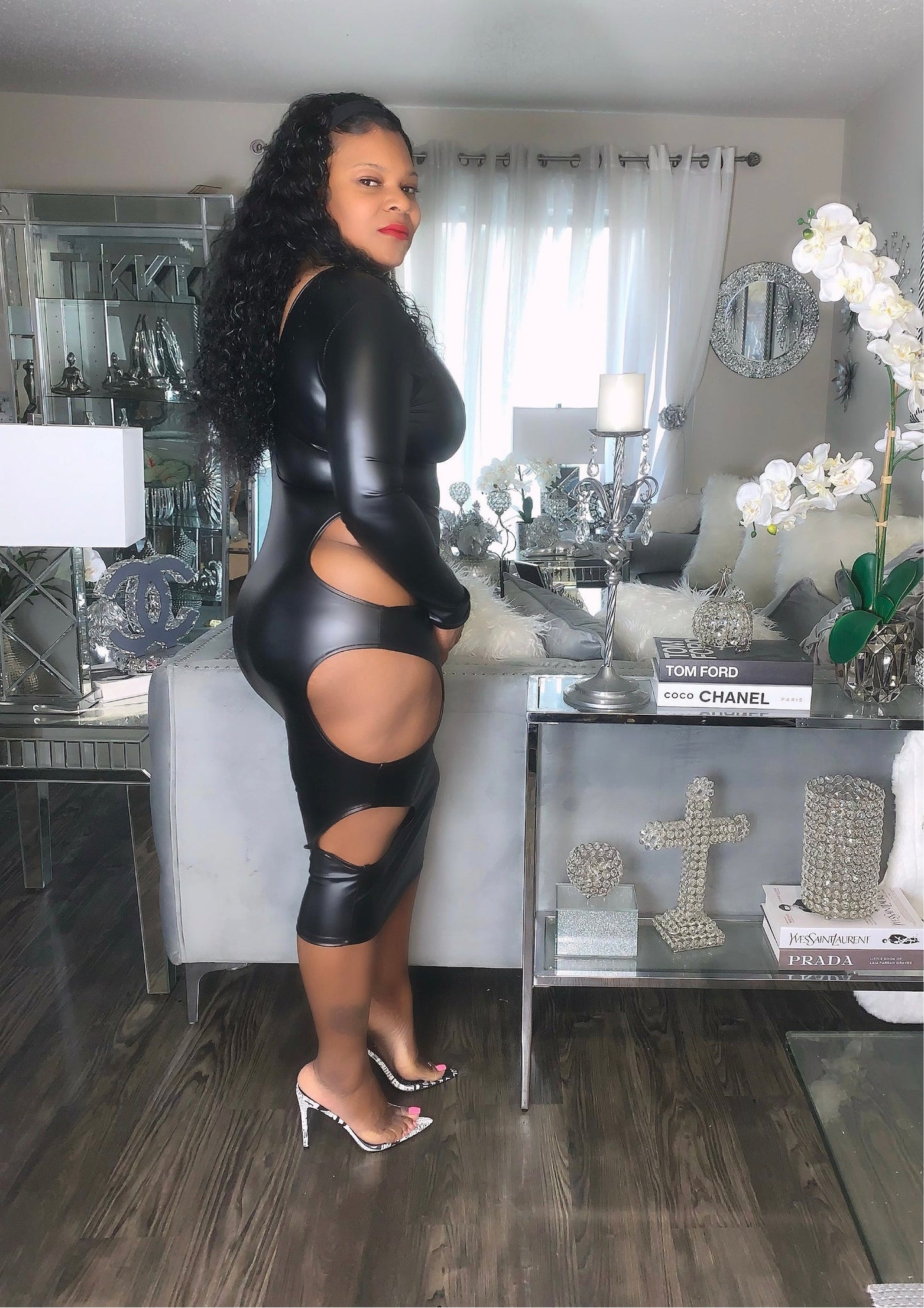 Bodycon Leather Dress