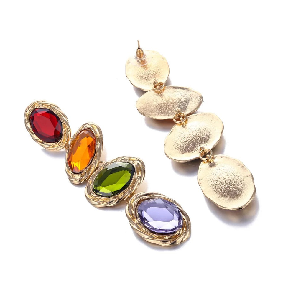 Colorful Retro Earrings