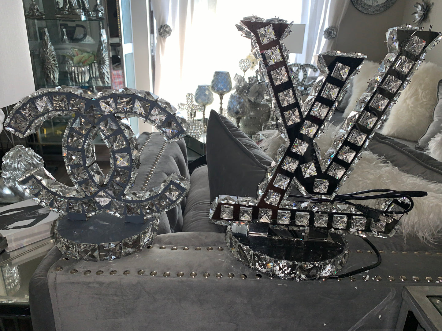Chanel Side Table Lamp