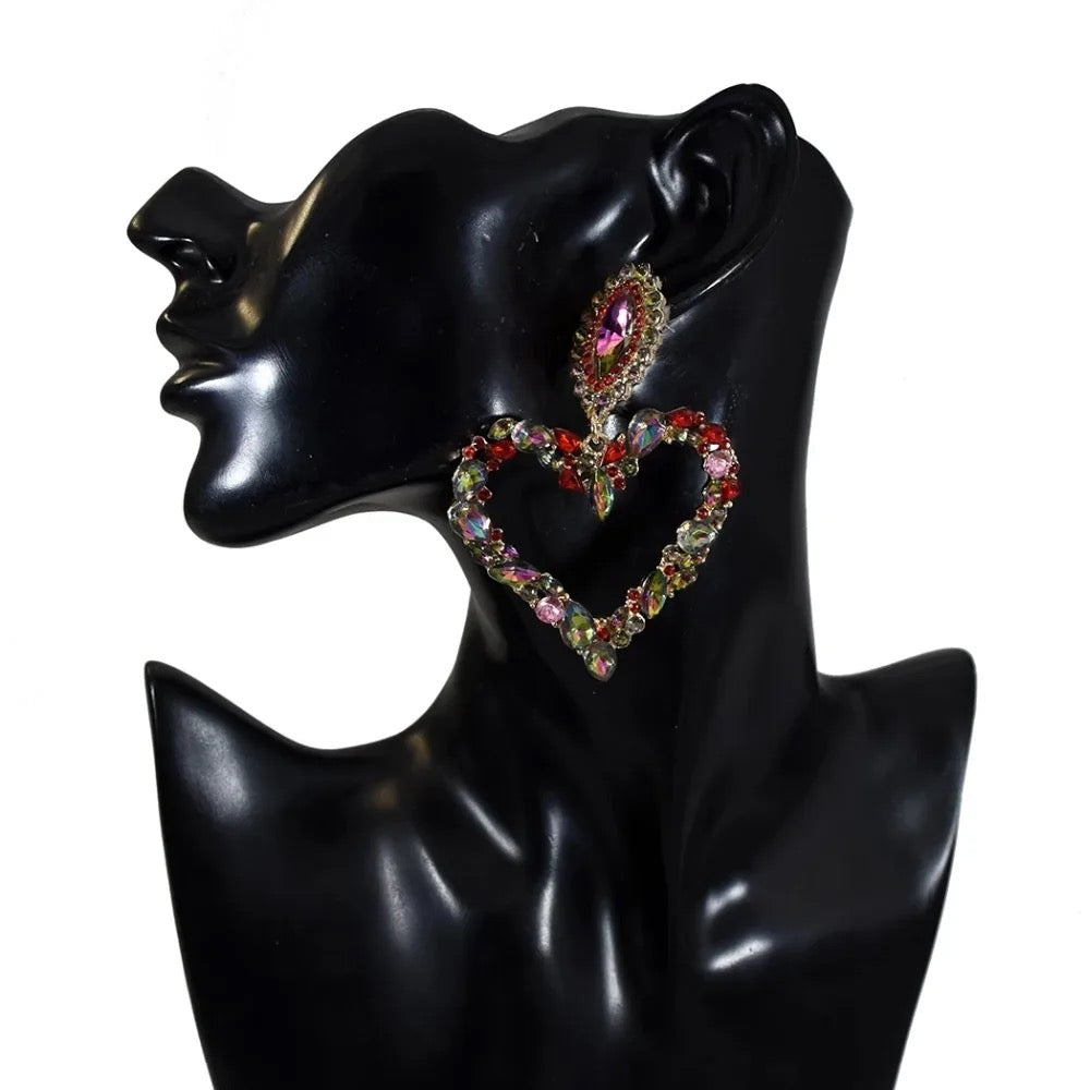Heart Drop Earrings