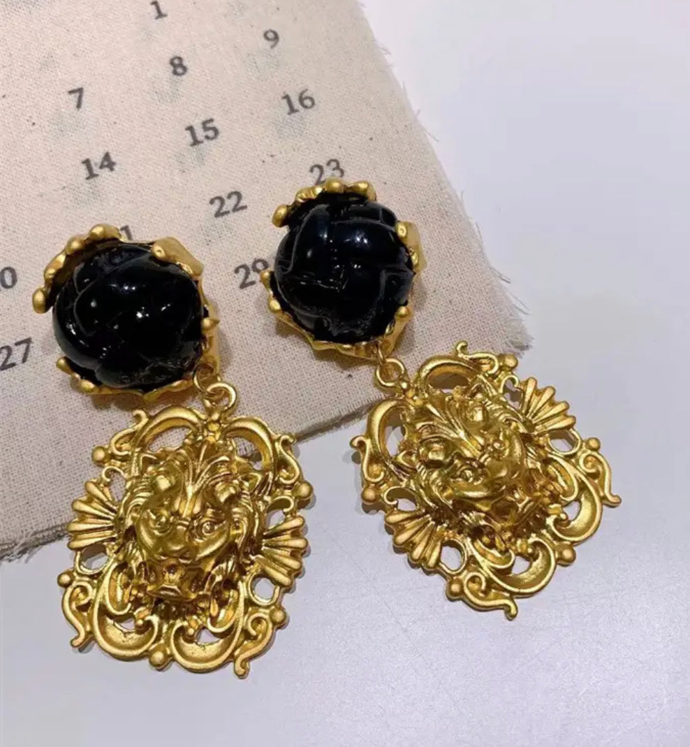 Lion Earrings