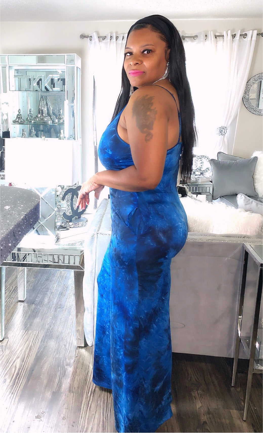 Blue “Plus Size” Jumpsuit