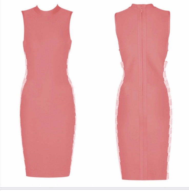 Rhinestone Bandage Dress
