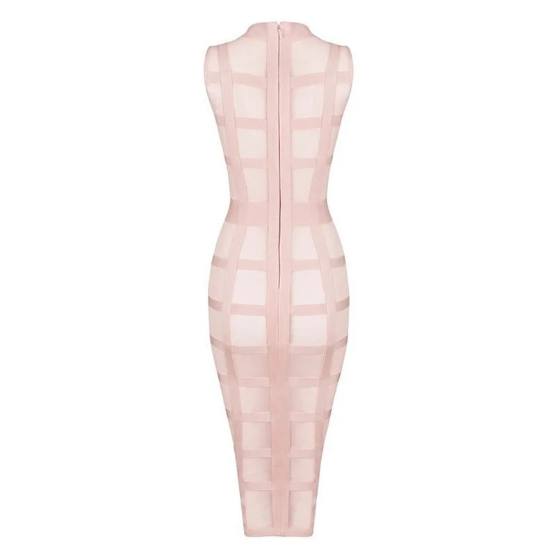 Bandage “mesh” dress