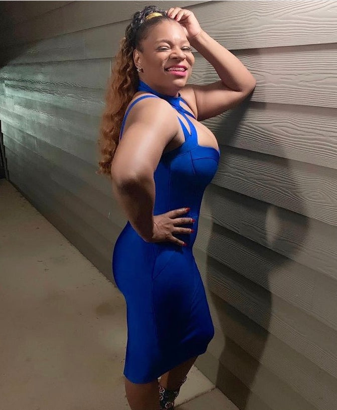 Royal Blue Bandage dress
