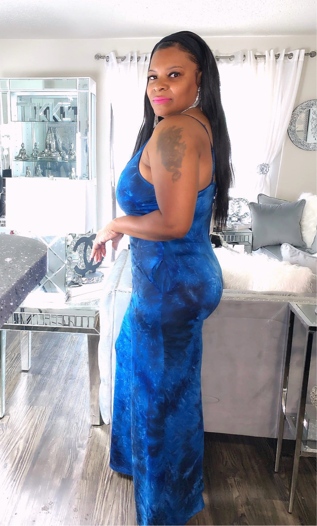 Blue “Plus Size” Jumpsuit