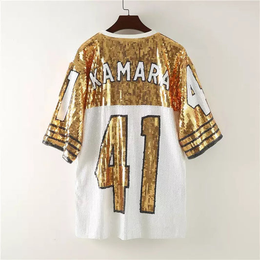 New Orleans Saints Sequin Dress