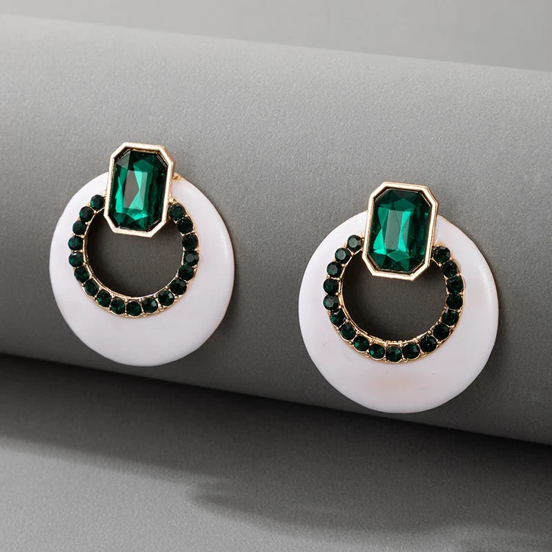 Emerald earrings