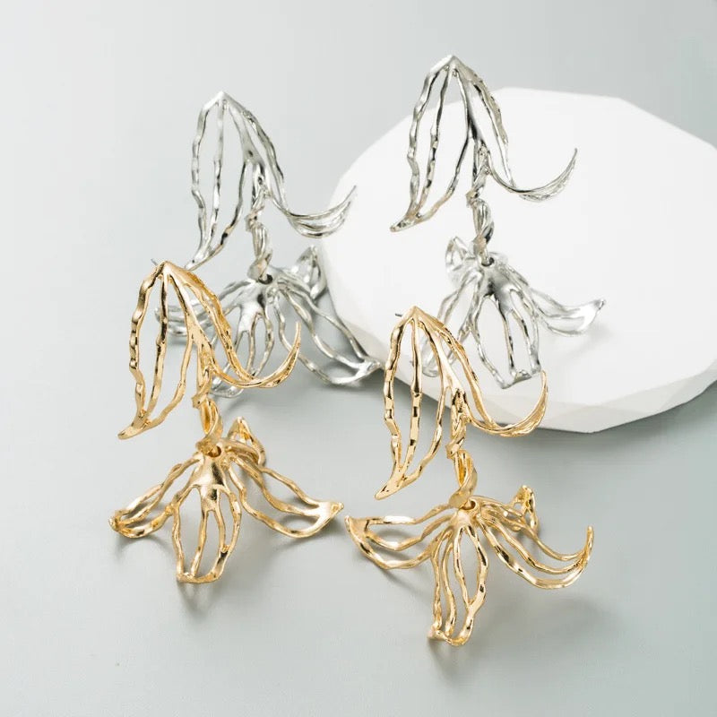 Long leaf Earrings