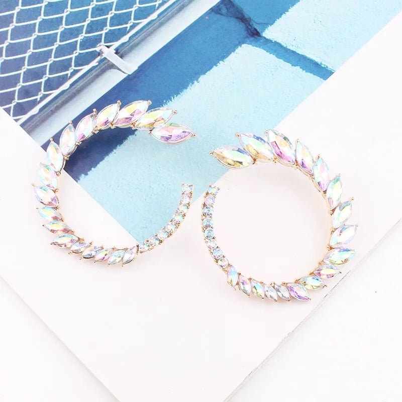 Round leaf Earrings