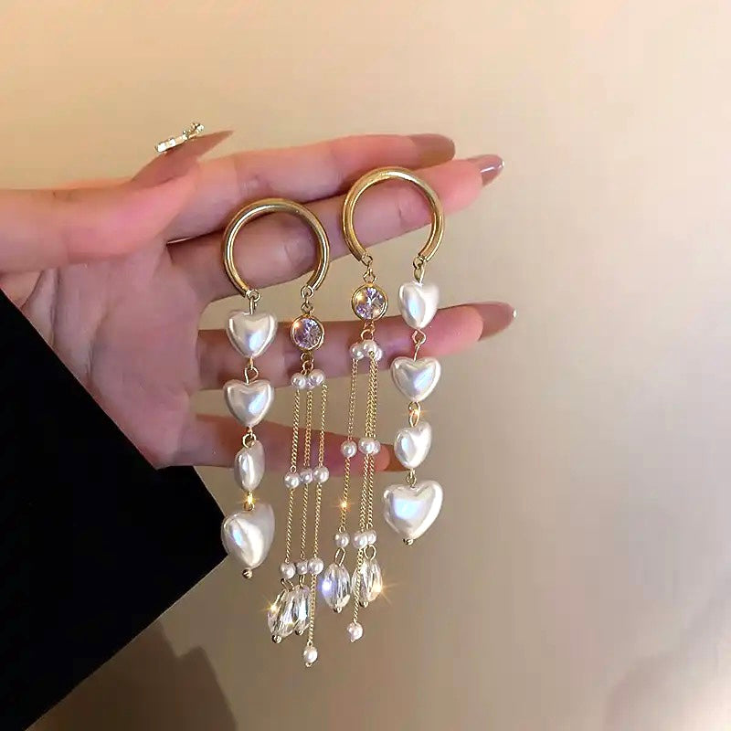 Heart Crystal Earrings