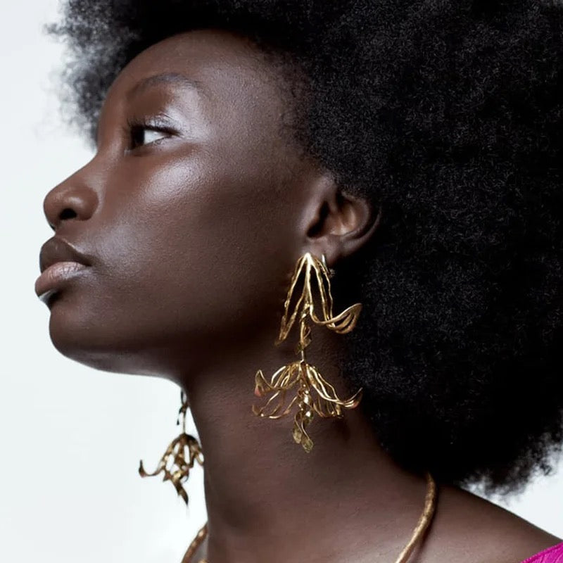 Long leaf Earrings