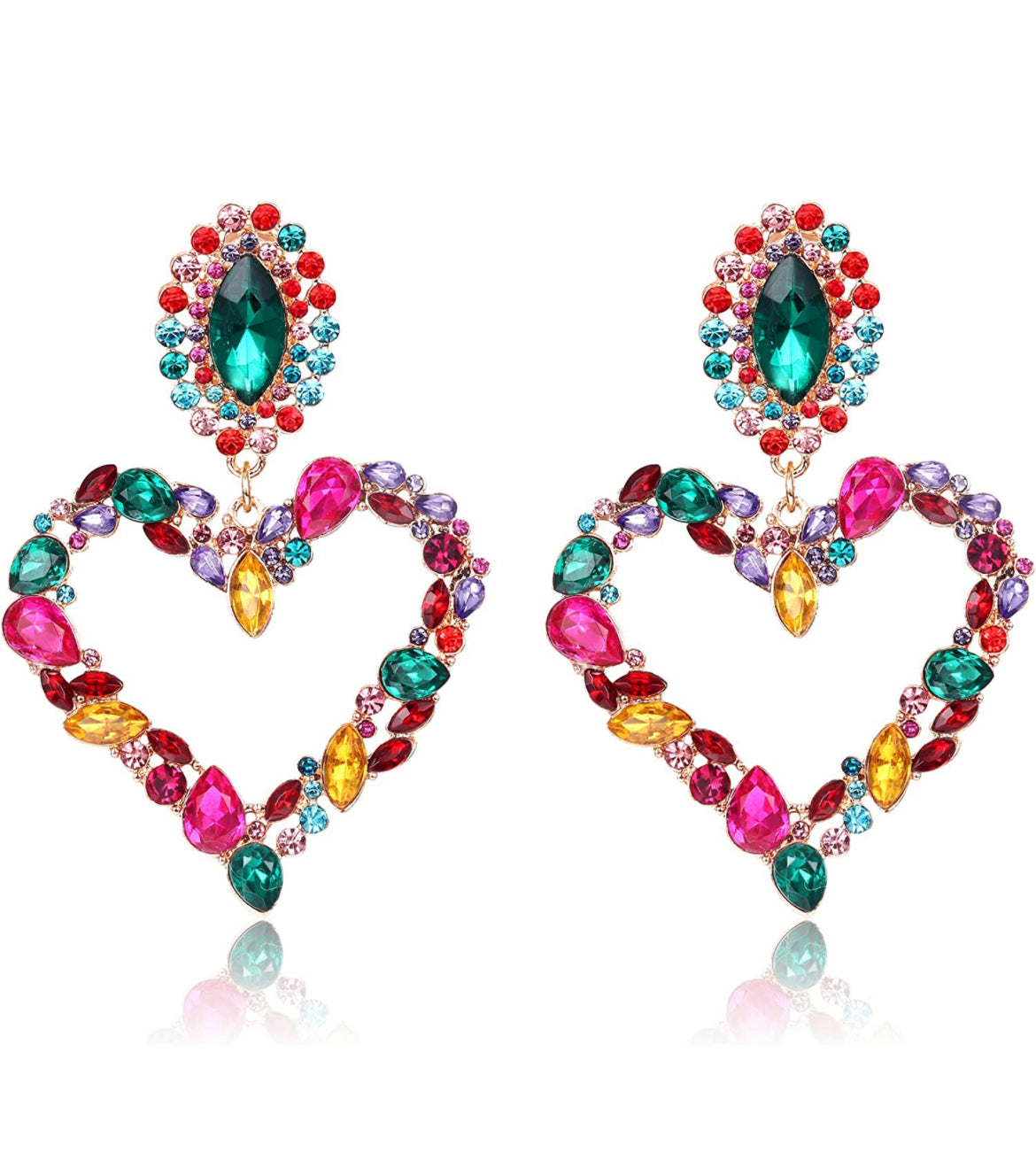 Heart Drop Earrings