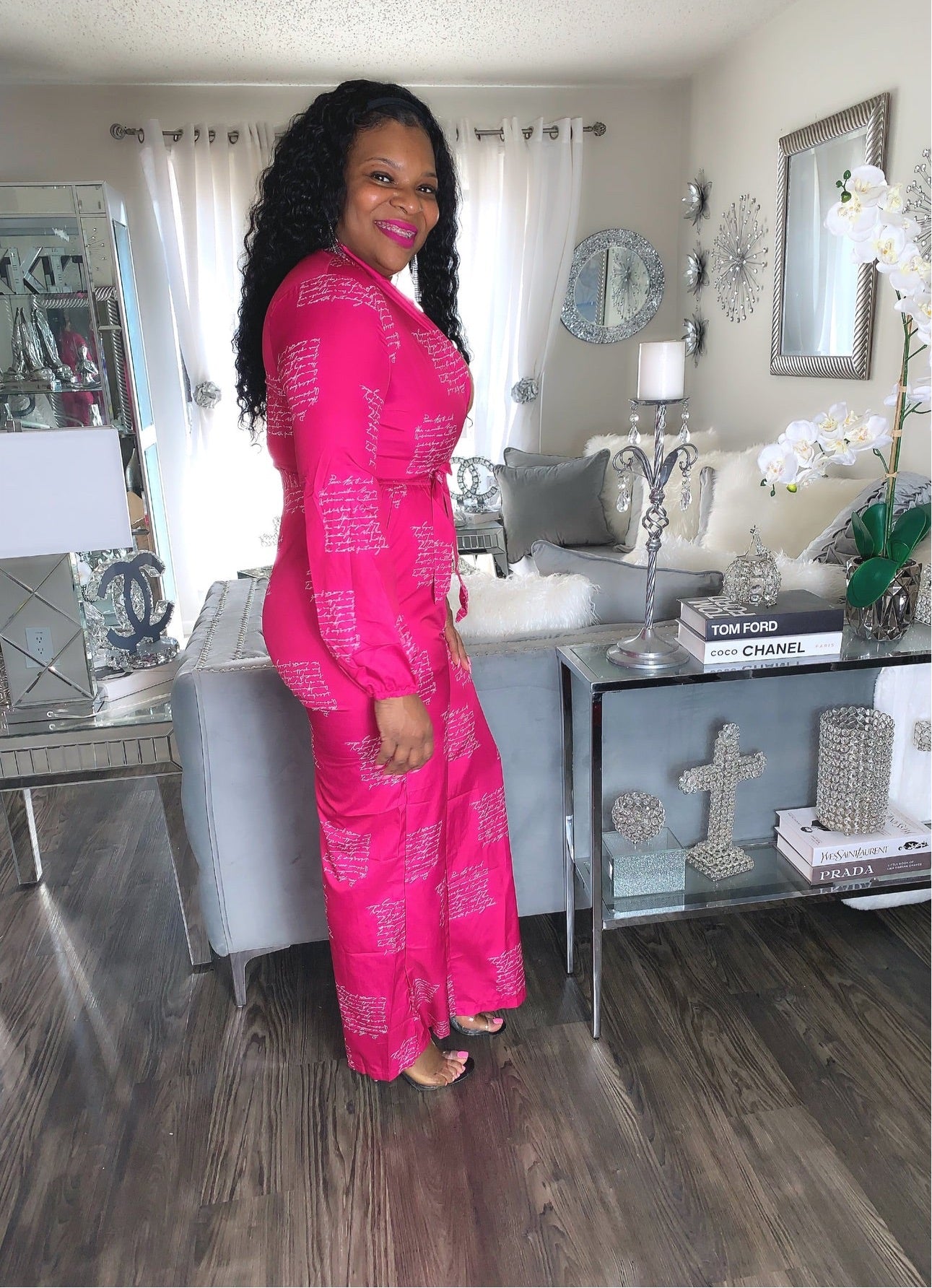 Jumpsuit “Letters” Pink