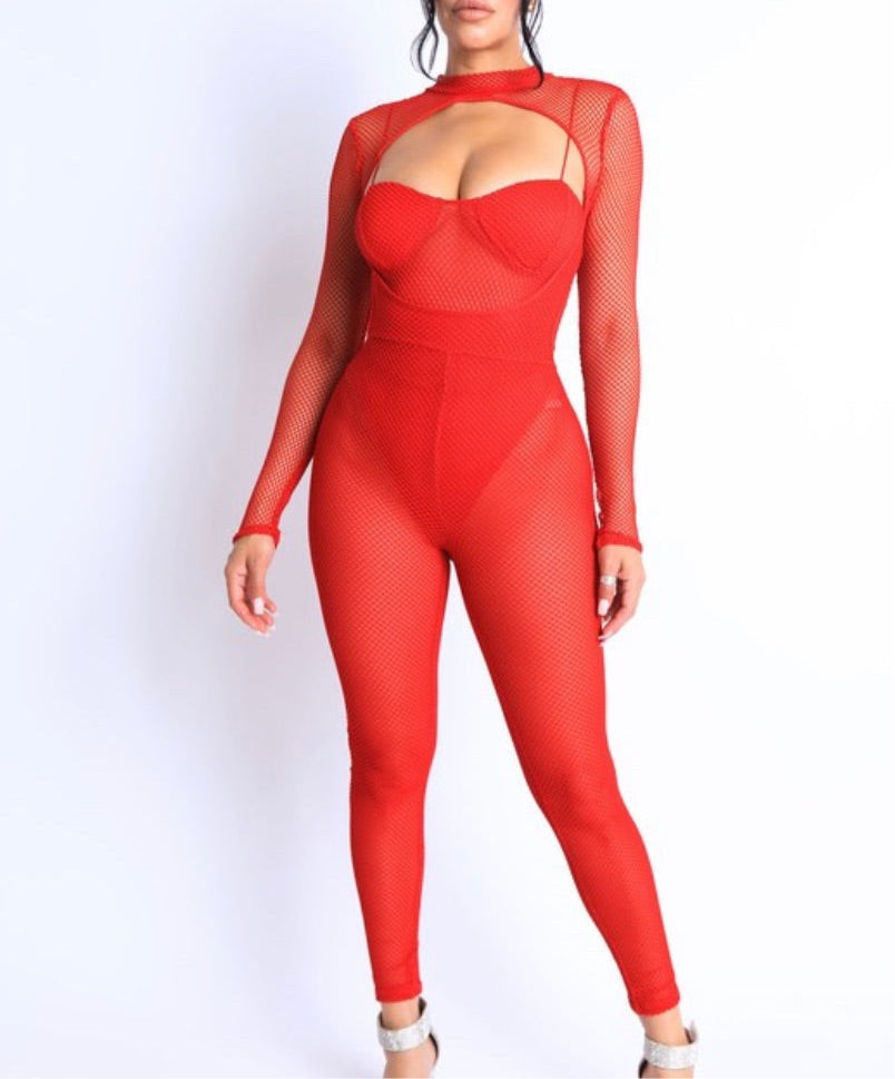 Bodysuit “Red” 2pcs sets
