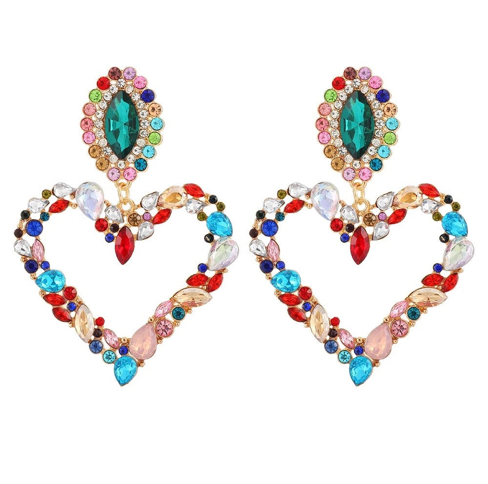 Heart Drop Earrings