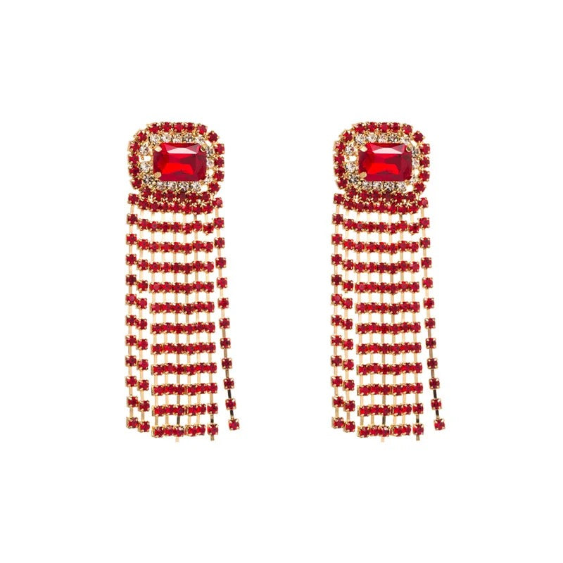 Square Tassel Earrings