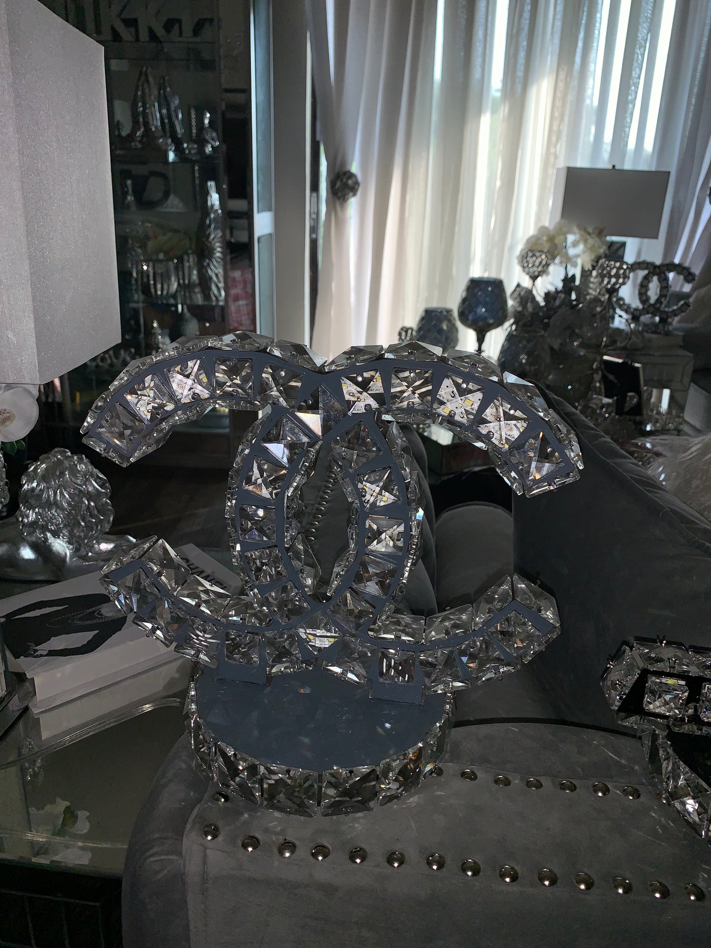 Chanel Side Table Lamp