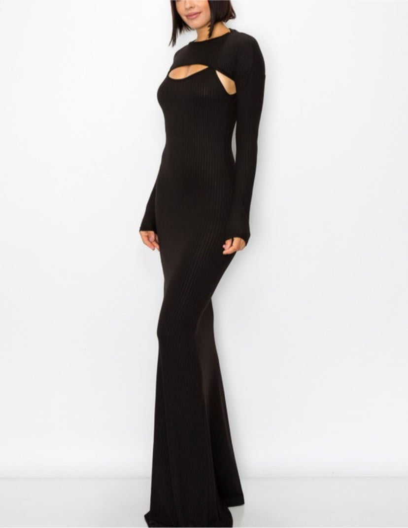 Bodycon “Maxi “ Dress 2pcs