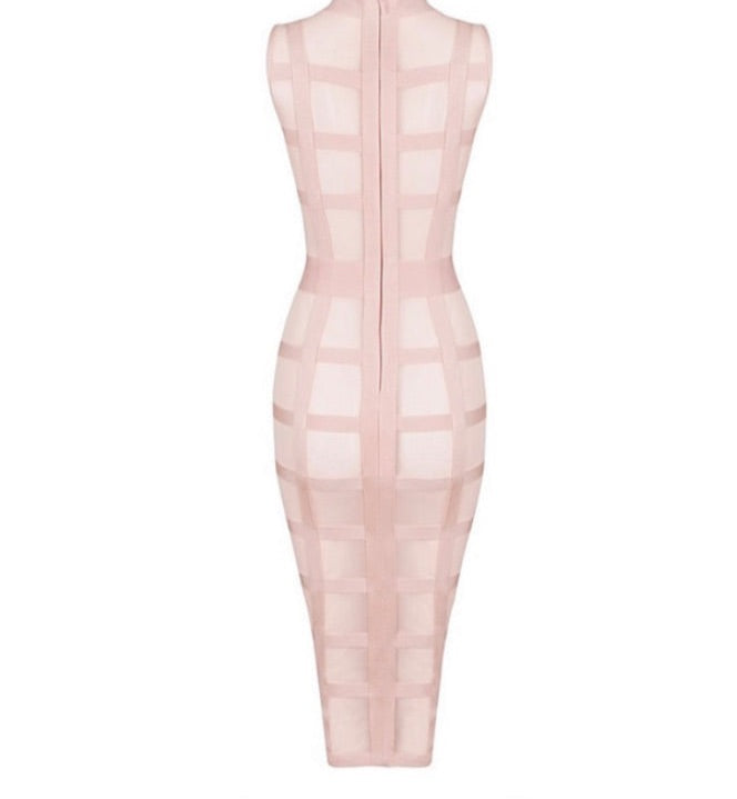 Bandage “mesh” dress