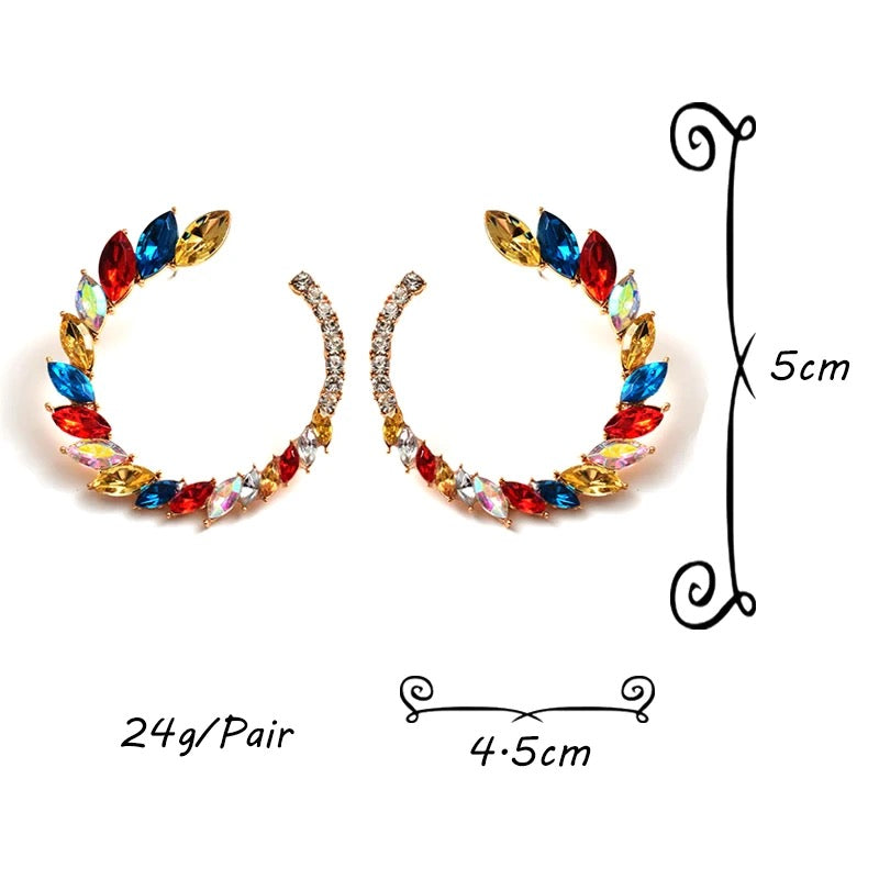 Round leaf Earrings
