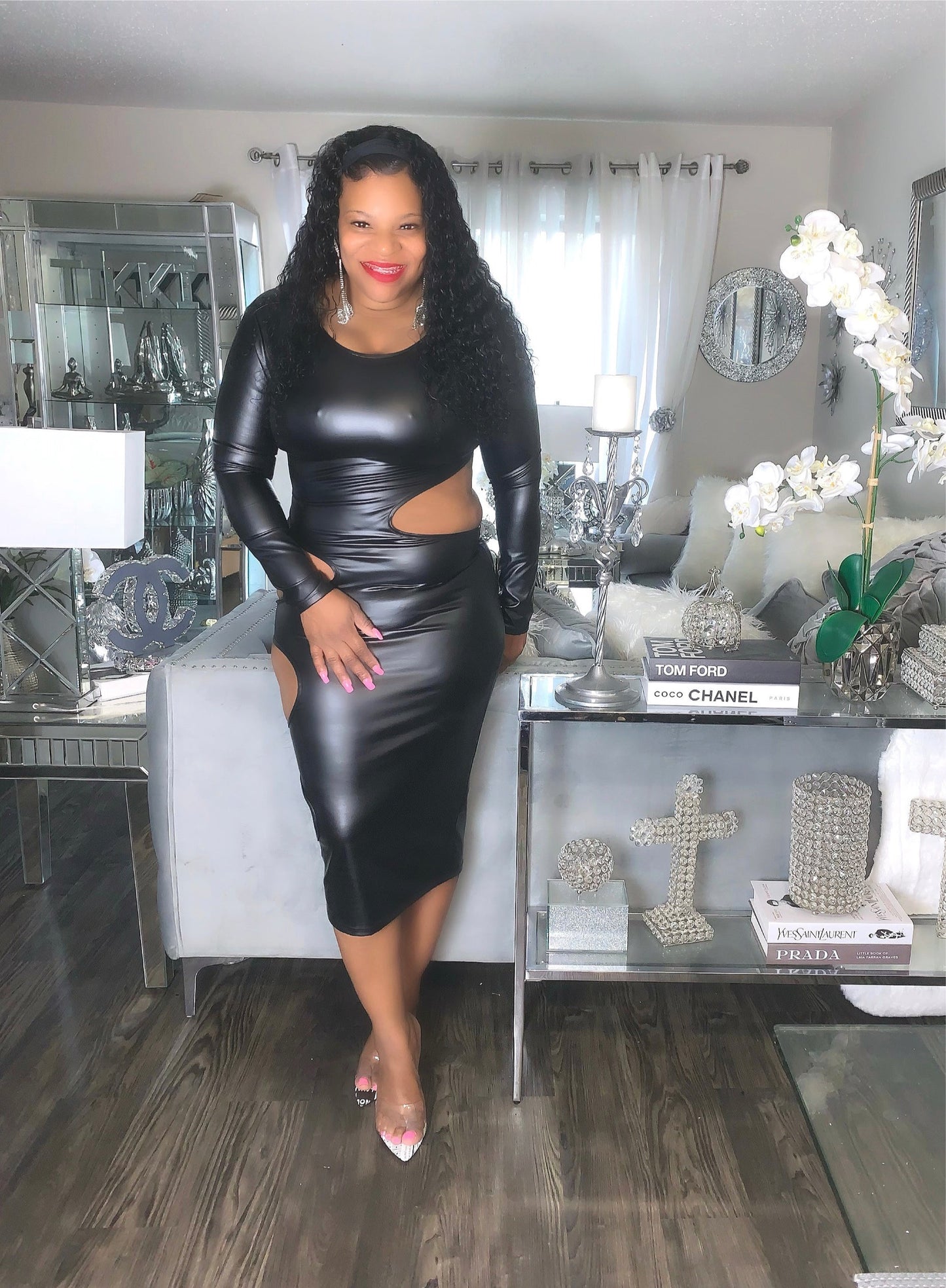 Bodycon Leather Dress
