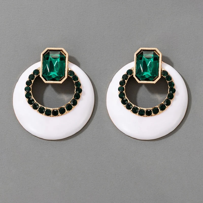 Emerald earrings