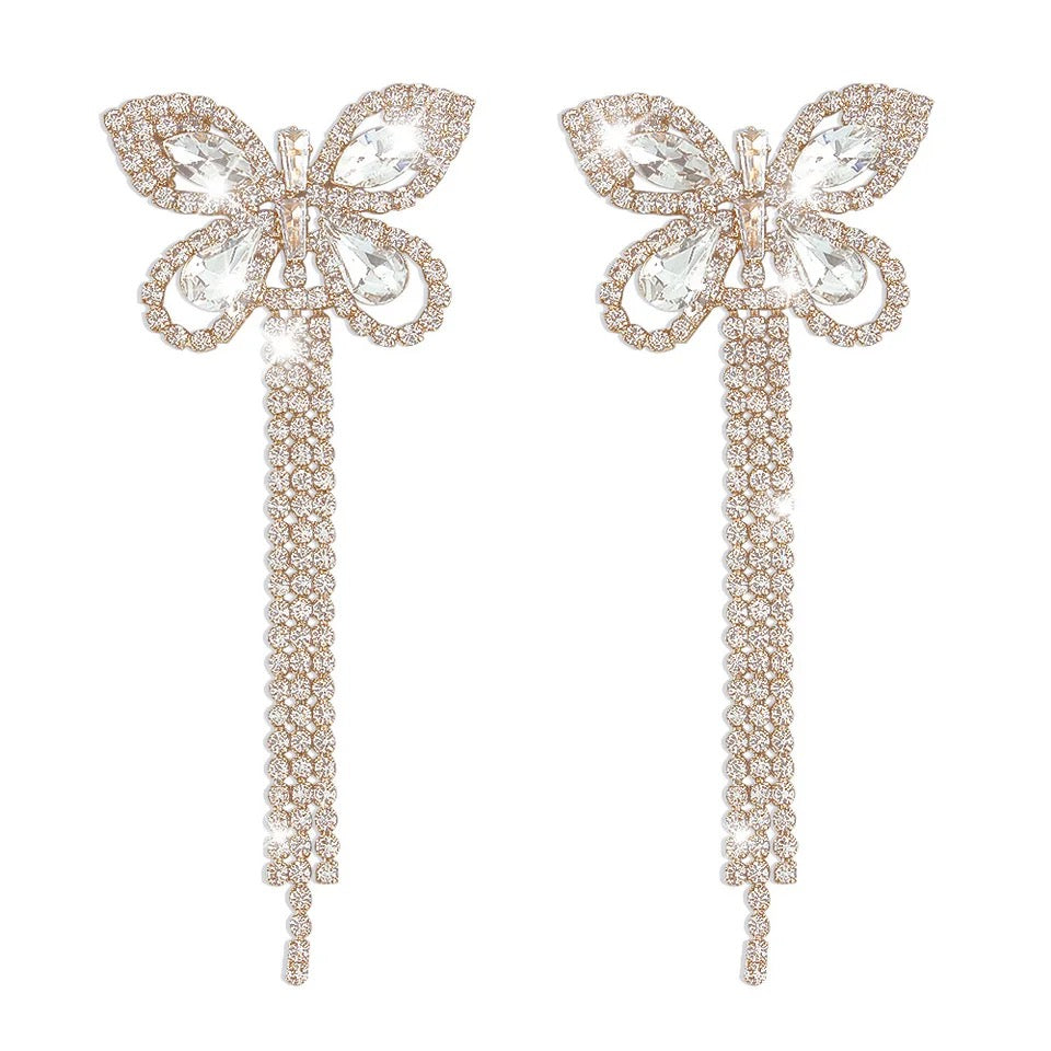 Butterfly Tassel Earrings
