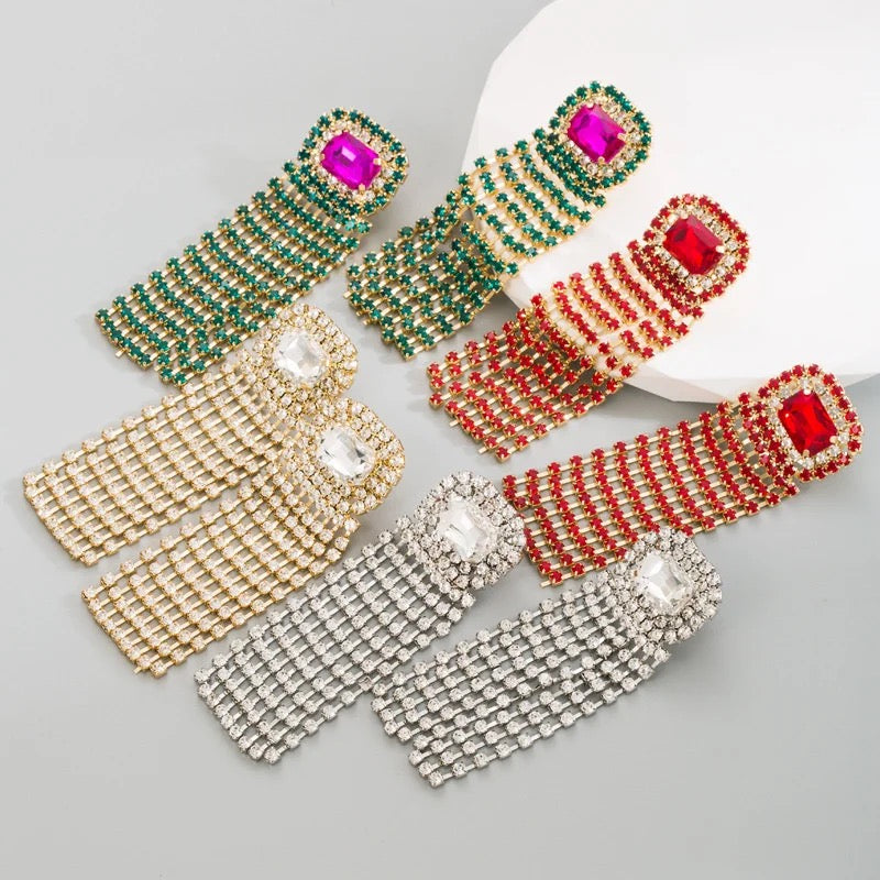Square Tassel Earrings